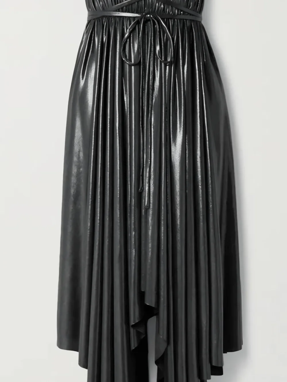 Norma Kamali gleaming black